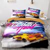 Hot Sale Cartoon Car Rocket League 3D Exquisite Print Bedding Set Bed Youth Home Decor Girls Boys Gift