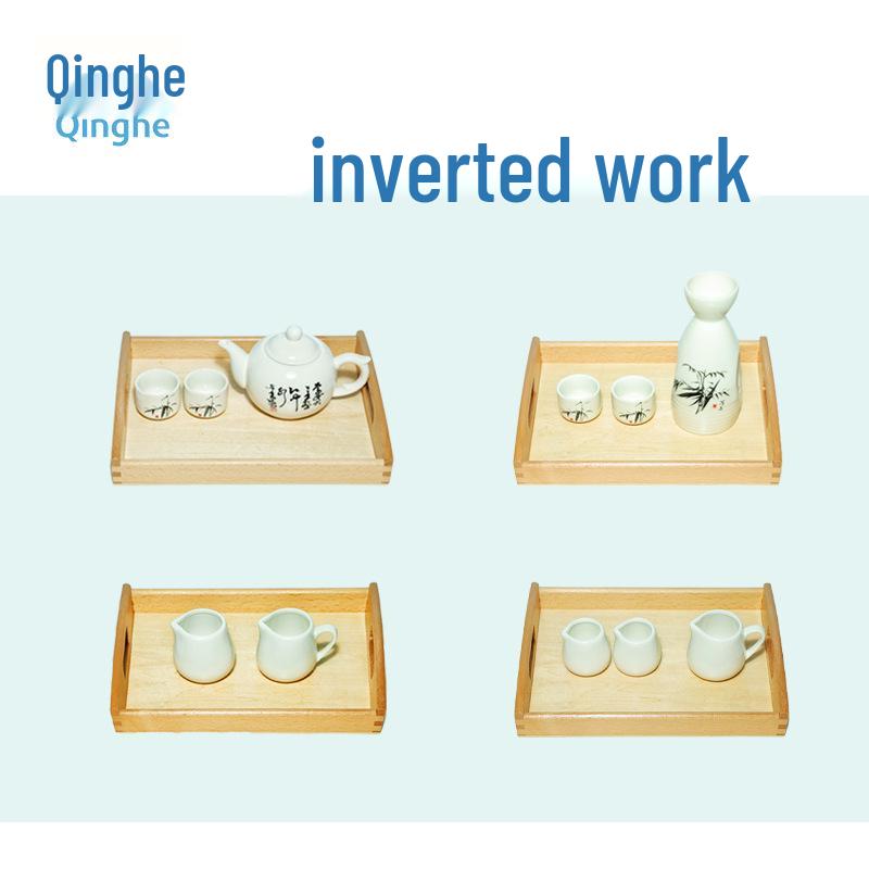 

Porcelain Montessori Water Pouring Preparation Set for Early Education