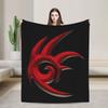 Shadow Game Blankets Fleece Decoration Soniced Cartoon Portable Super Warm Throw Blankets for Home Outdoor Bedspread