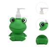 Cartoon Vinyl Lotion Bottle with Pump for Kids Refillable Soap Dispenser Bathroom Accessories Set Pink