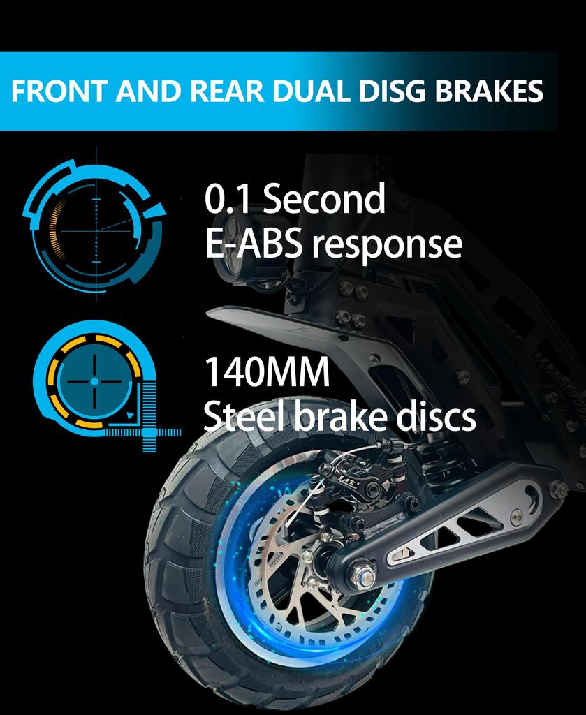 E-Scooter New DriveTron DT10 Foldable Adult Electric Scooter, 50km/h Electric Kick Scooter, 1000W Skateboards, 48V 15.6Ah Kickboard