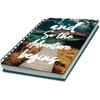 AccuPrints wiro Hard bound A5 (6 by 9 inch) wiro Notebook Diary Ruled 200 pages-80 Gsm Paper Pattern-Adventure Beging
