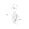 10 Pieces Portable Laundry Hooks Hanging Laundry Hooks Clip Plastic Laundry Hooks Clip with 360° Rotatable Hangers