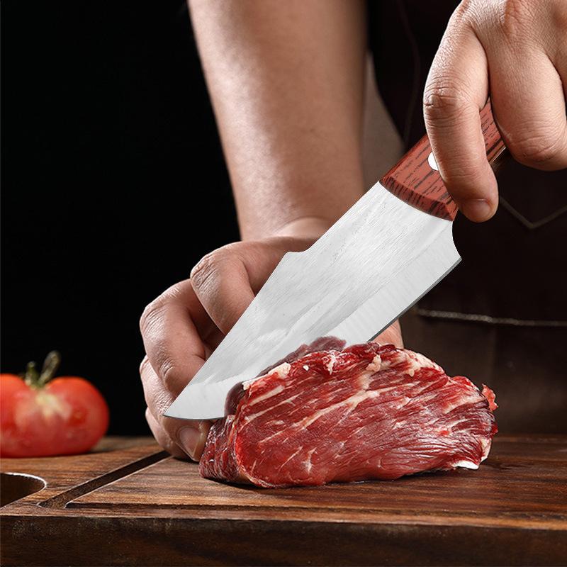 Stainless Steel Fishing Knife Kitchen Fruit Peeling Knives Meat Cleaver Sushi Knife Cutter