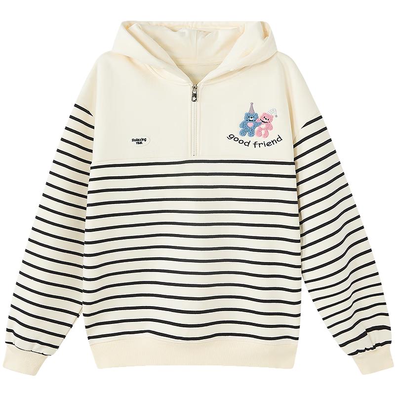 

DEESHA Girls Plush Lined Hooded Sweatshirt 120