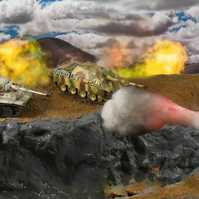 20G Simulated Cotton For Smoke, Dust And Water Splash Effect Tank Model Firing Explosion Making Cloud Shape Cotton
