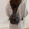 Vintage Washed Denim Backpack Soft Denim Travel Mini Purse New Crossbody Bag Outdoor Travel