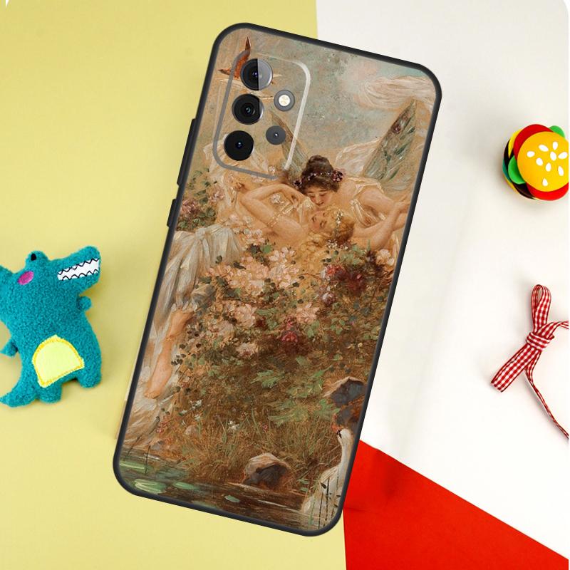 

Renaissance Art Paint For Samsung Galaxy A55 A35 A15 A54 A34 A14 A53 A33 A13 A05 A06 A16 A22 A32 A52 Phone Case Samsung A22 5G
