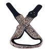 Guitar Strap Embroidery Widened Adjustable Shoulder Strap with Picks for Acoustic Electric Guitar Bass Brown
