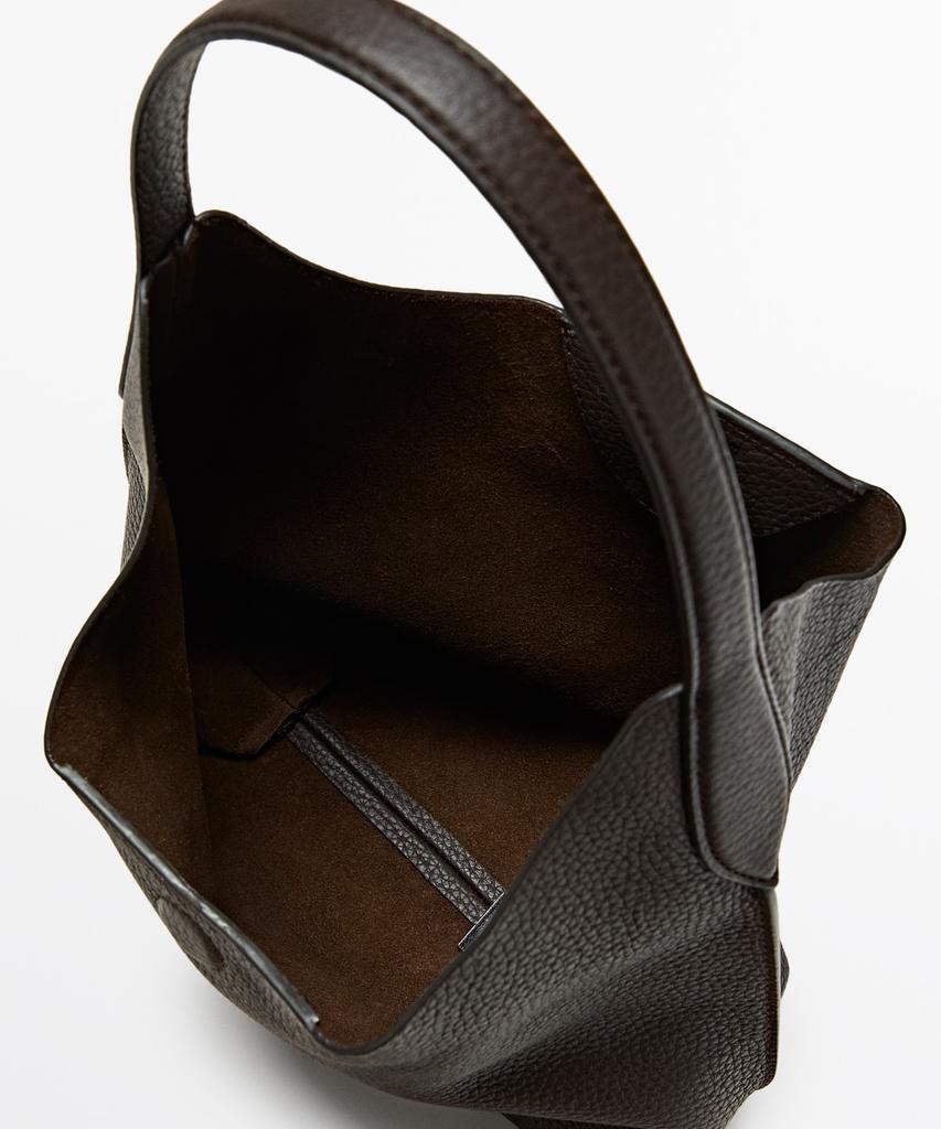 Massimo Dutti Napa Leather Mini Shoulder Bag