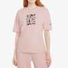 Puma Cartoon Print Casual Crew Neck Sportswear Short Sleeve T-Shirt Women Tops Pink 533050-36