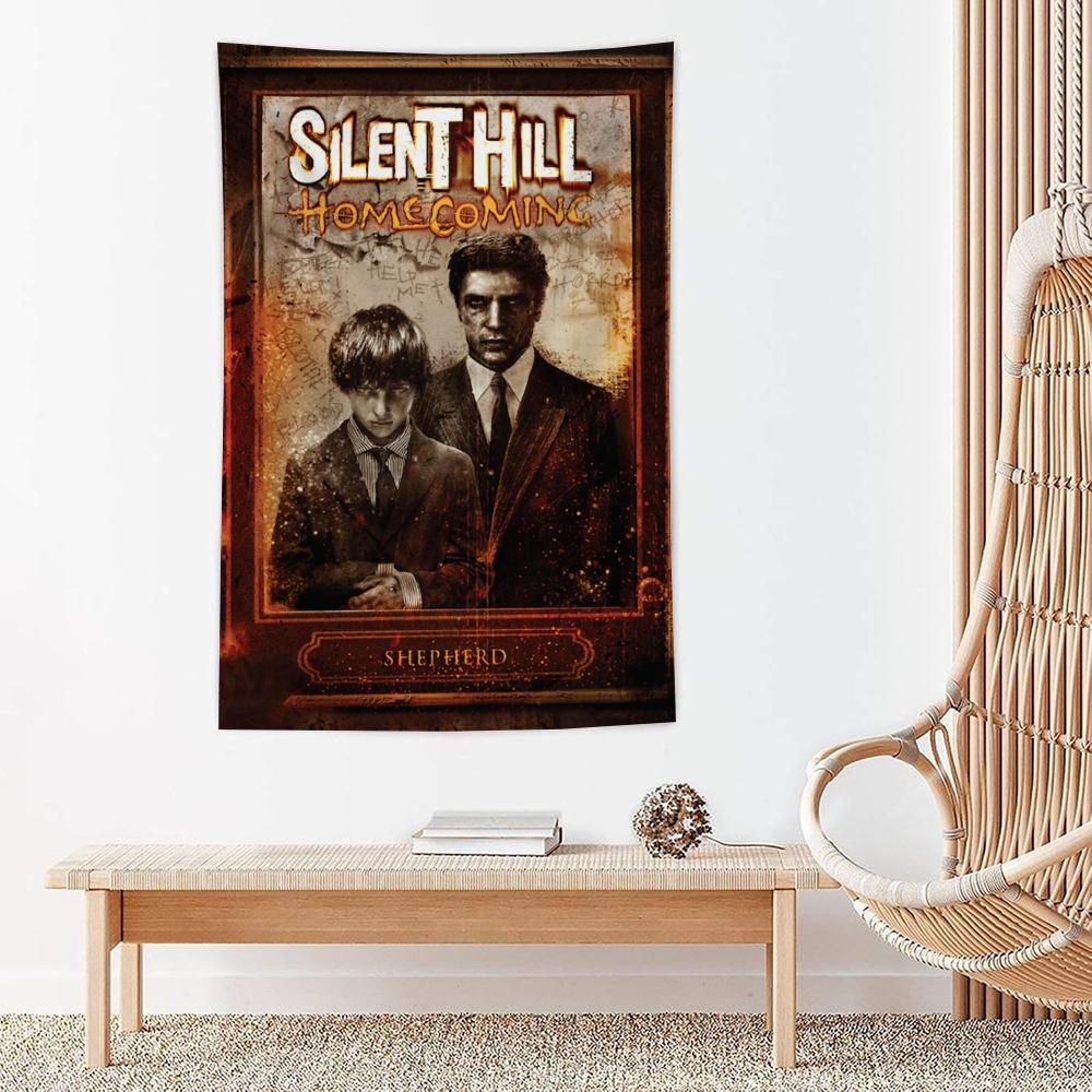Game SSilent Hill Tapestry Microfiber Wall Hanging For Bedroom Living Room Decor Outdoor Festival Garden Bar Background