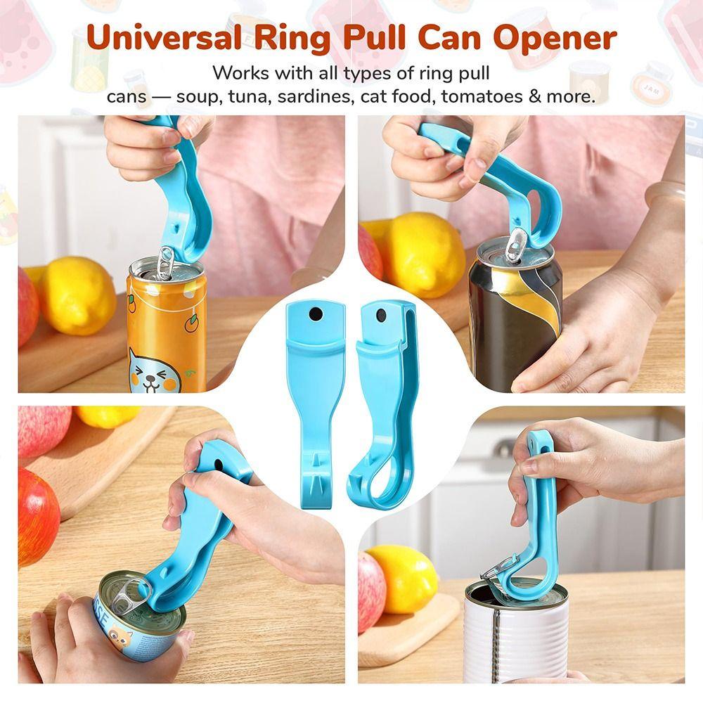 Built-in Magnets Mason Jar Opener Hook Design Vacuum Seal Remover  Daily Household Kitchen Opening