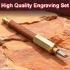 Practical Hand Carving Knife Kit Multifunctional Engraving Tools Household DIY Wood Stone Craft Supplies  with Bag