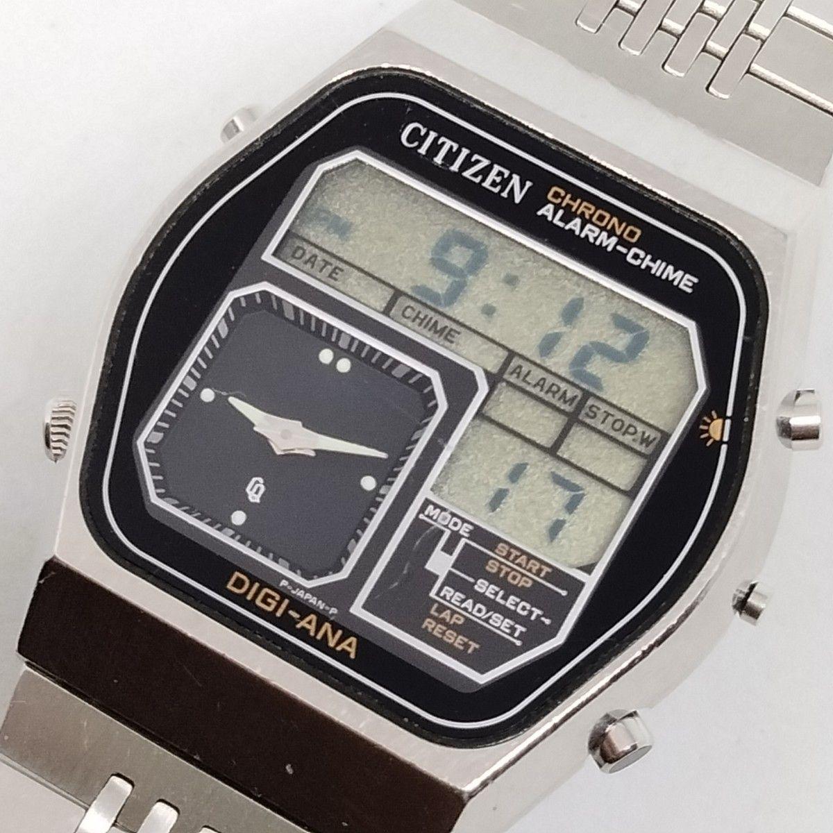 Used [Working item/Complete item] 1979 Citizen Ana-Digi Digital Ana 266