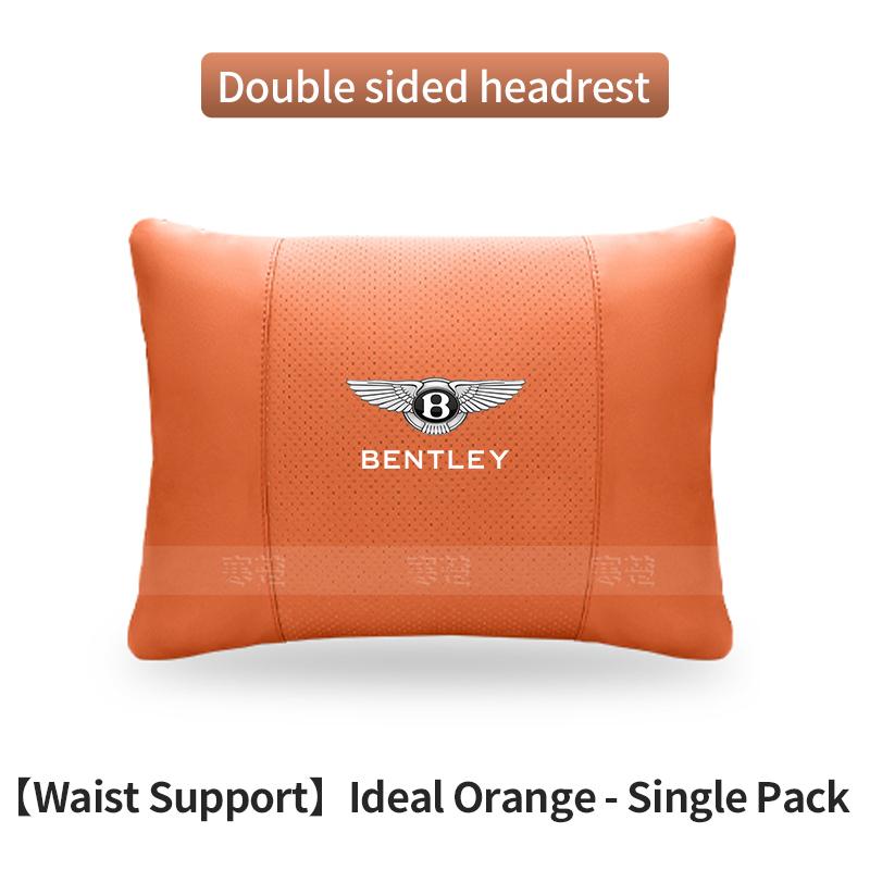 Car Headrest Neck Support Lumbar Cushion Soft Neck Pillow For Bentley Continental GT MULLINER Bentayga Flying Hurtling Spurlogo bzlk8