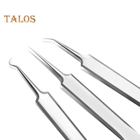Blackhead Remover Tweezers Set Stainless Steel Acne Clip Kit with Anti-slip Handle Pimple Popper Tool Easy To Carry Blackhead Extractor Skin Care
