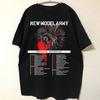 Nuevo Modelo Army Unbroken Fechas de la Gira Camiseta Negra Tallas Completas S-5XL MI808 Camiseta Unisex