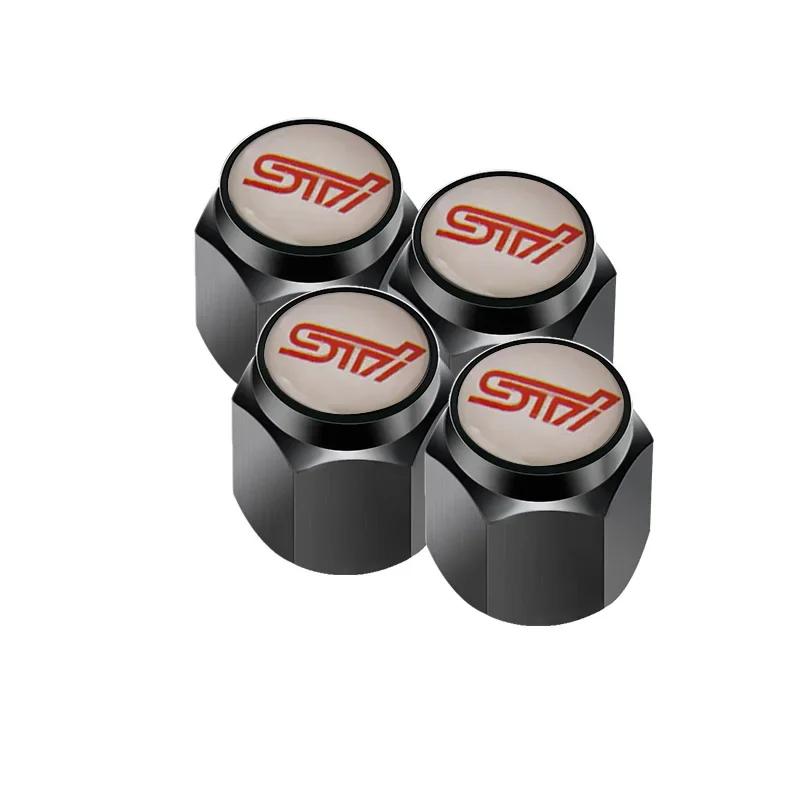 4Pcs Waterproof Car Wheel Tire Valve Caps Air Covers for Subaru XV WRC WRX BRZ FORESTER IMPREZA LEGACY OUTBACK STI TRIBECA Y17