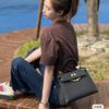 Leather Bag Retro Light Luxury Cowhide Handbag Premium Shoulder Messenger Bag