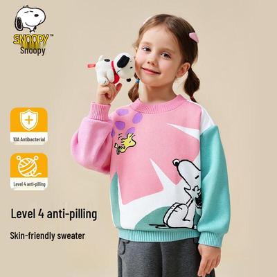 Kids' Warm Round Neck Knit Sweater
