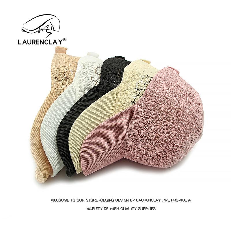 Hat women's summer breathable mesh cap knitted hard mesh sun protection visor casual baseball cap women's tide