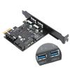 STW3002 PCI Express Card PCIE To USB3.0 20PIN Expansion Board for Desktop Computer