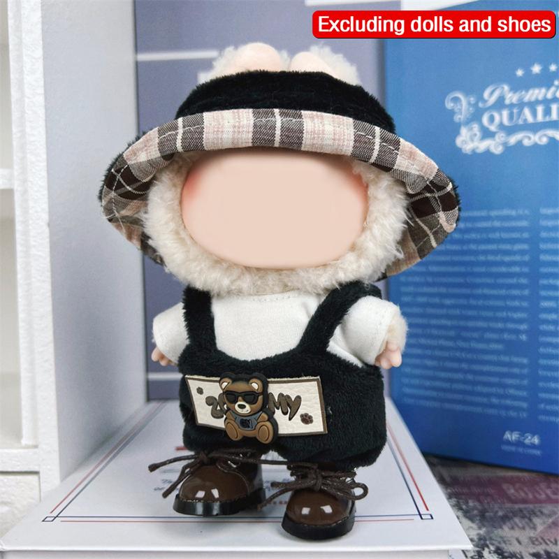 

Labubu Одежда Аксессуары Для 17см Винил Labubu Плюшевая Кукла Спортивный Костюм Для Отдыха Мягкая Игрушка Одежда Сменный Набор