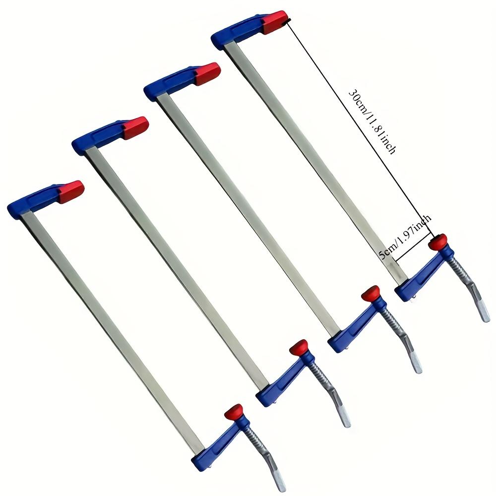 4Fast sliding piece F Model woodworking clamps12 Inch F Clamping bar clamp, quick sliding wooden clamp, easy to hold, quick adjustment of vise