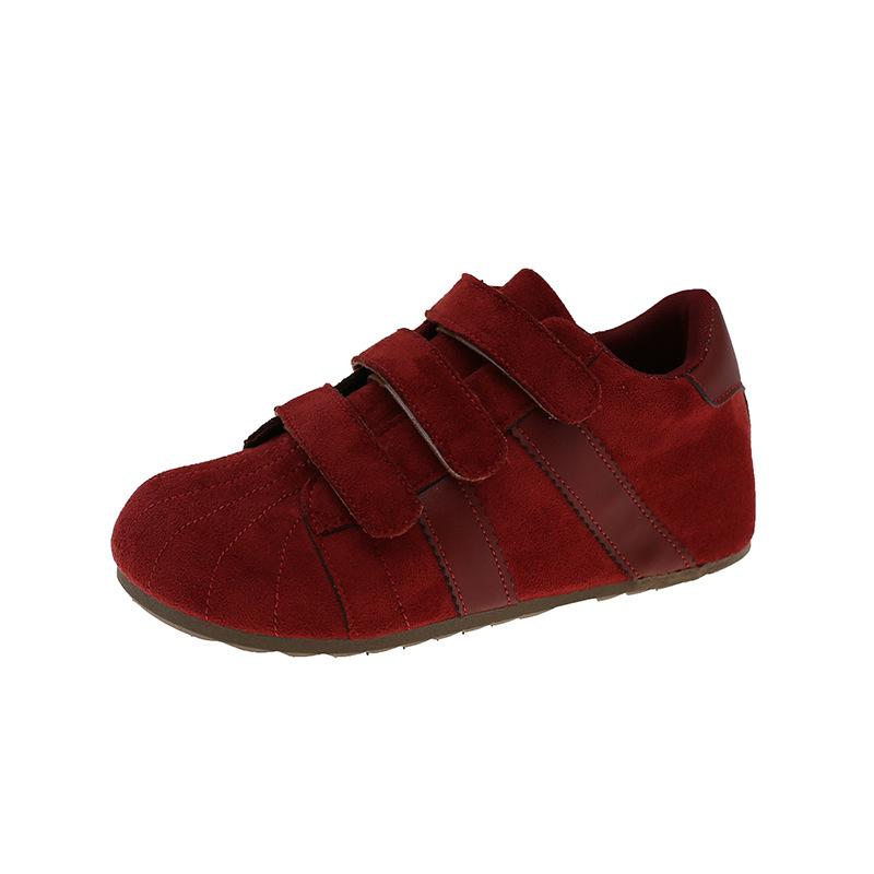 Ugly Cute Retro Inner Height Increase Velcro German Training Shoes Women's 2025 New Comfortable and Versatile Casual Big Head Birkenstocks