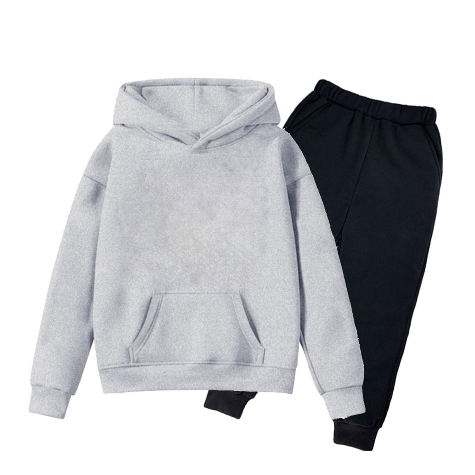 

Детский комплект однотонных толстовок (брюки + топ) 160