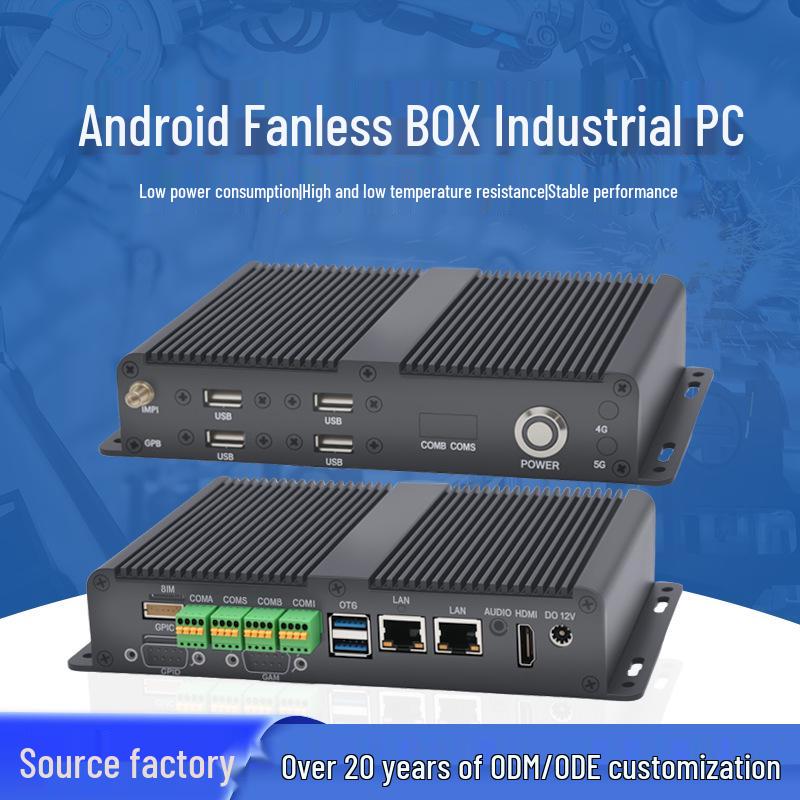 

Yan Yue RK3568 Малопотребляющий Безвентиляторный Мини Промышленный Компьютер на Android RK3568 4 Serial/2G RAM/16G Storage