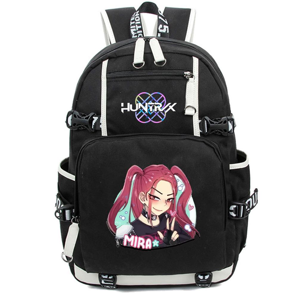Anime K-Pop Demon Hunters Backpack Large Capacity Bookbag Laptop Unisex Student Boy Girl School Bag Large Capacity Travel Outdoor Bag Kid Gift Mochila