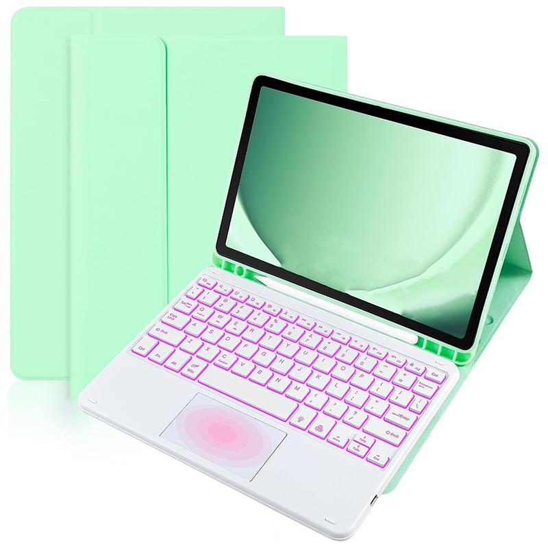 Samsung S10 FE Plus+ Touch Backlit Bluetooth Keyboard Case for SMX620 Tablet 13.1"