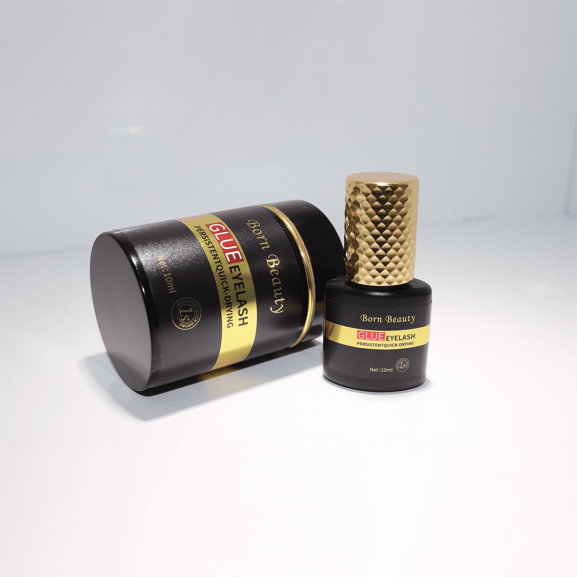 

Быстросохнущий за 1 секунду клей для черных ресниц с низким запахом – Мягкий, стойкий и прочный на 60 дней