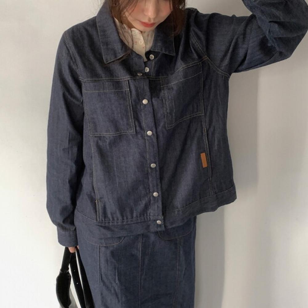 New Arrivals Open Run Engineer Denim Black Jeans Trucker Loose Fit Jacket