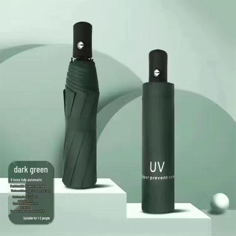 72-Rib Automatic Folding Umbrella for All Weather - Sunshade and Sunscreen for Men, Women, and Students