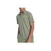 Reebok Casual Comfortable Knitted Short Sleeve Polo Shirt Men Polo Shirts Light-Army-Green 24SRM401MGL2