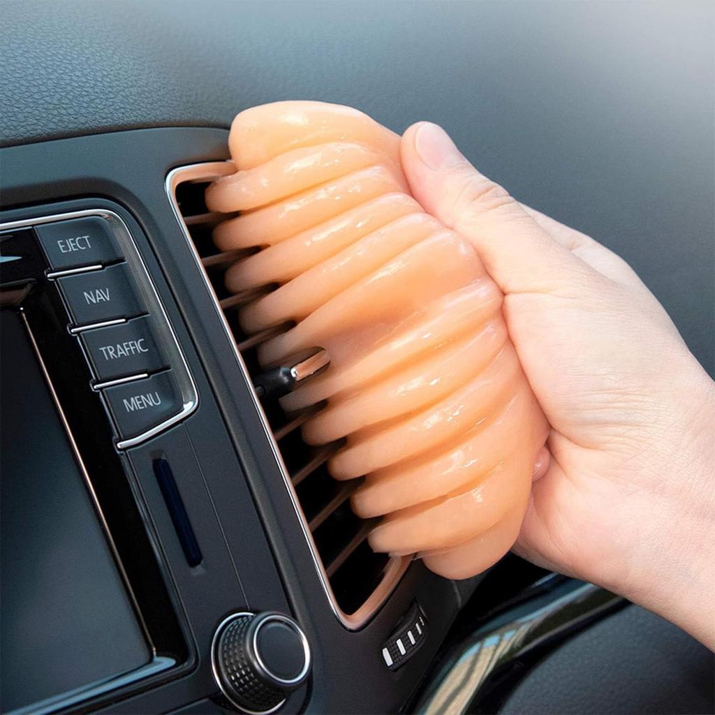 TICARVE Car Cleaning Gel Cleaner, Dust Removal Slime for Car Interiors, Convenient Car Supplies, Dust and Debris Absorbing Sticky Cleaner,