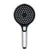 New Round Booster Shower Head Three-speed Large Panel Handheld Shower Head Home Bath Shower Set