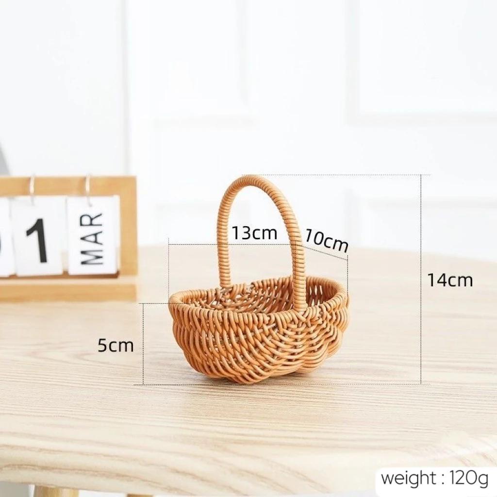 Корзина для цветов из искусственного ротанга магазин цветов самая продаваемая ручная корзина корзина для хранения цветов в гостиной корзина для пикника 866₽