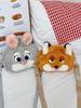 Cross-border Kids' Animal Plush Doll Backpack: Two-way Large Capacity Crossbody Bag