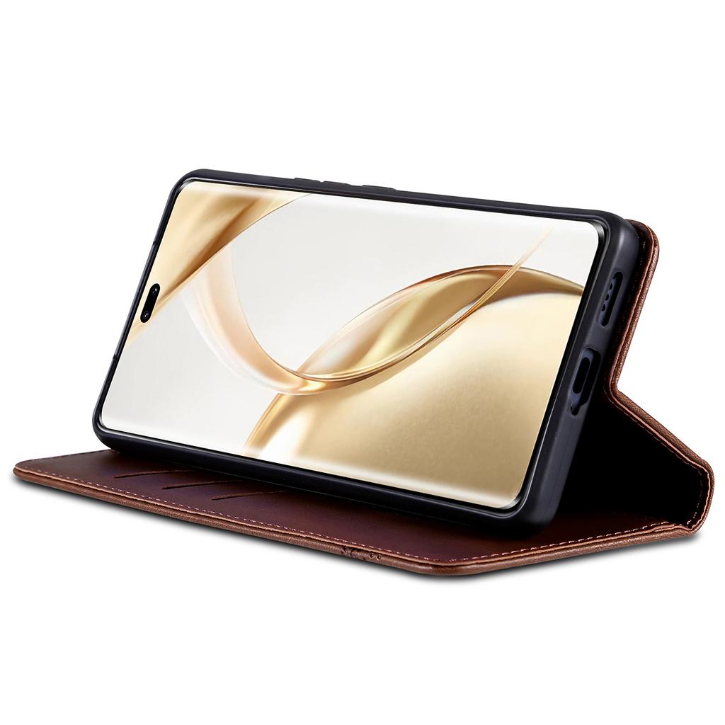For Honor 200 5G Case Leather Phone Cover Magnetic Flip Closure