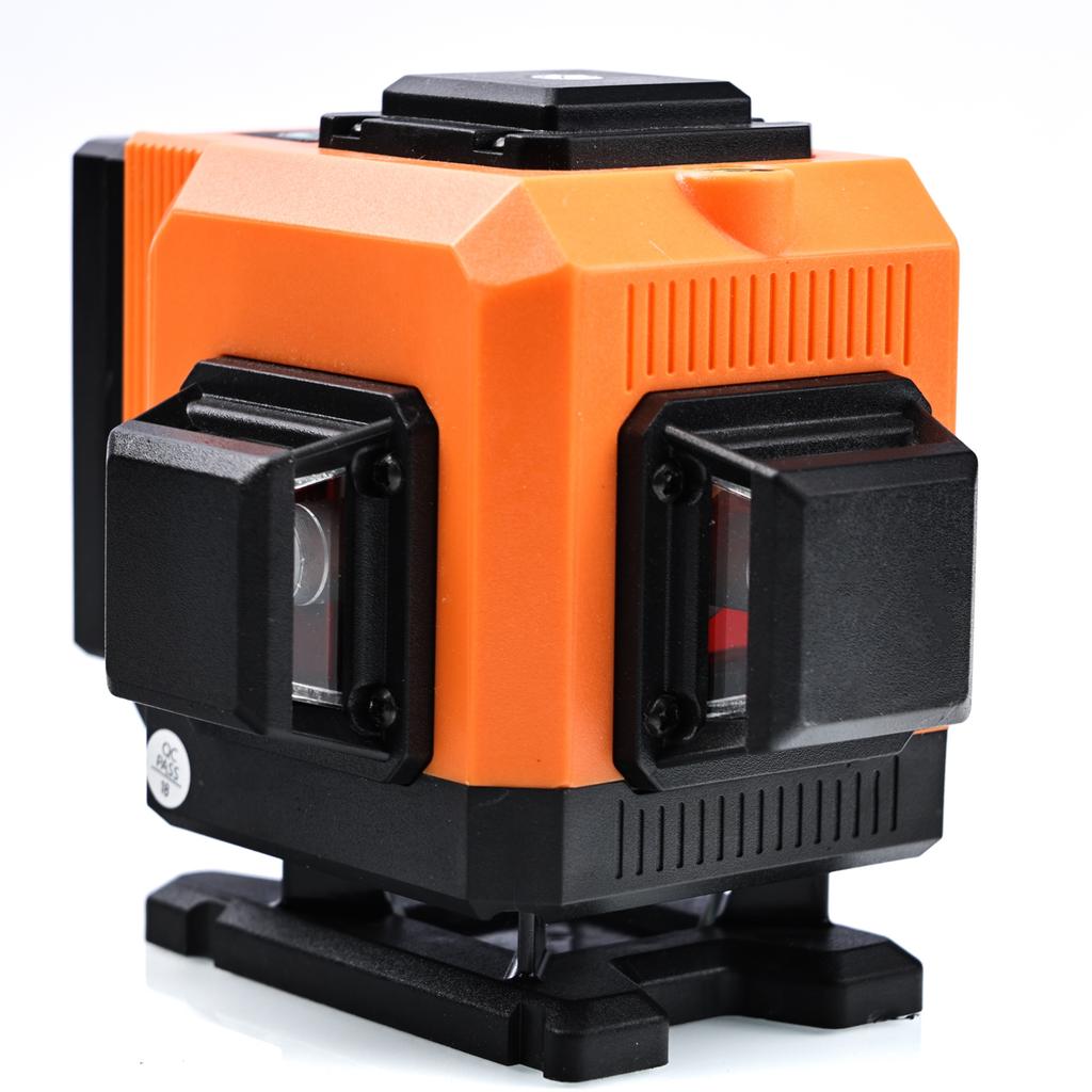 Rosfix Poziomica Laserowa Orange Tiger ROT12L – 12 Linii Laserowych | Samopoziomowanie | Statyw 43-120 Cm Z Pokrowcem