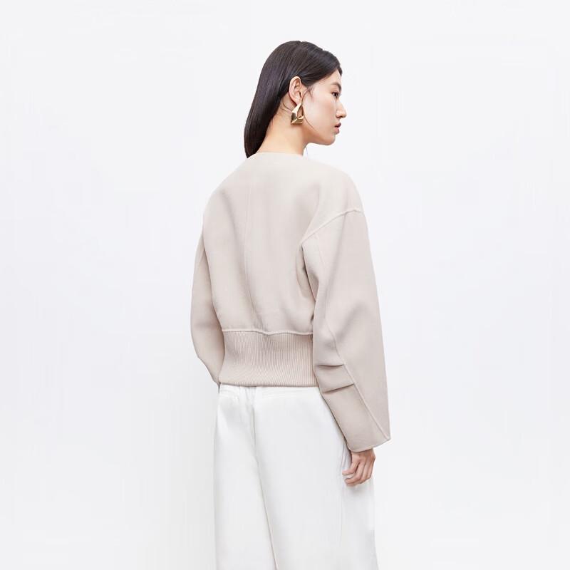 VEROMODA 2025 Autumn Double-Faced Wool Blend Short Coat