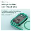NILLKIN For iPhone 17 Pro Max Phone Cases UV Resistant TPU+PC Hard Back Cover New Metal Camera Stadn Magnetic Case