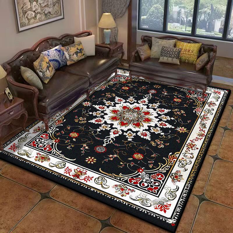 Luxury Persian Red Carpet Living Room Large Size Rug Non-slip Salon Coffee Tables Mat Home Decoration Bedroom Lounge Rug Tapis