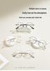 Forest-inspired Oxygen-rich Elegant Pure Titanium Glasses with Gentle, Non-pinching High-elastic Titanium Legs