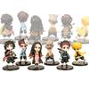 12pcs/set Anime Demon Slayer Kamado Nezuko Kamado Tanjuurou Battle Version Action Figure Collectible Models Toys 10cm
