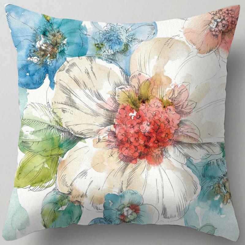 Home Decor Floral Patterns: Cherish Every Moment Pillow Covers Pattern Cushion Cover Suitable for Sofa Bedroom Car Pillow Cover